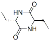 2,5-Piperazinedione,3,6-diethyl-,trans-(9ci) Structure,72882-82-7Structure