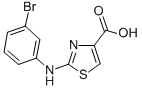 2-(3-Bromophenylamino)thiazole-4-carboxylic acid Structure,728864-99-1Structure