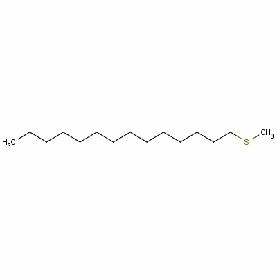 Methyl tetradecylsulfide Structure,7289-45-4Structure