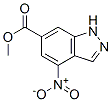 4-Nitro-6-indazolecarboxylic acid methyl ester Structure,72922-61-3Structure