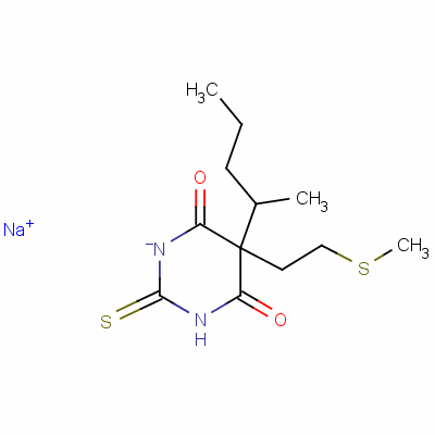 Methitural sodium Structure,730-68-7Structure