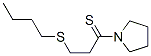 Pyrrolidine, 1-[3-(butylthio)-1-thioxopropyl]- (9ci) Structure,73199-97-0Structure