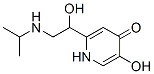 4(1H)-pyridinone, 5-hydroxy-2-[1-hydroxy-2-[(1-methylethyl)amino]ethyl]-(9ci) Structure,732194-12-6Structure