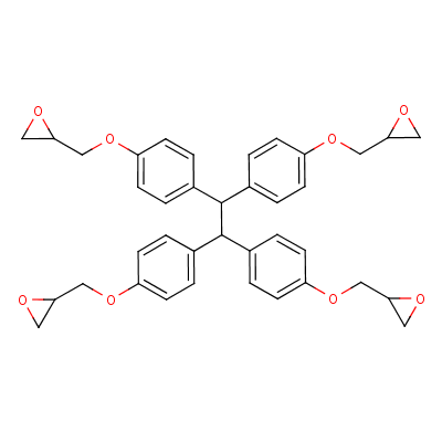 Tetraphenylolethane glycidyl ether Structure,7328-97-4Structure