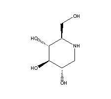 Deoxynojirimycin hydrochloride Structure,73285-50-4Structure