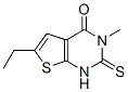 Thieno[2,3-d]pyrimidin-4(1h)-one, 6-ethyl-2,3-dihydro-3-methyl-2-thioxo- (9ci) Structure,733015-18-4Structure