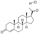 Pregn-4-ene-3,20-dione hydrochloride Structure,73489-90-4Structure