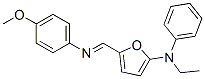 2-Furanamine, n-ethyl-5-[[(4-methoxyphenyl)imino]methyl]-n-phenyl- Structure,735206-85-6Structure