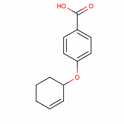 P-(2-cyclohexenyloxy)benzoic acid Structure,7355-51-3Structure