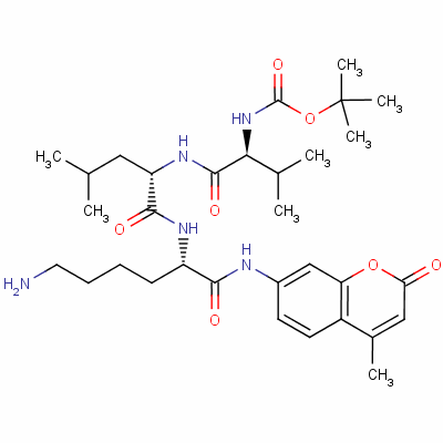 Boc-val-leu-lys-amc Structure,73554-84-4Structure