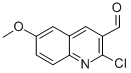 2-Chloro-6-methoxyquinoline-3-carbaldehyde Structure,73568-29-3Structure