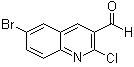 6-Bromo-2-chloroquinoline-3-carboxaldehyde Structure,73568-35-1Structure