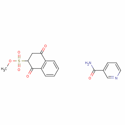 Menadione nicotinamide bisulfite Structure,73581-79-0Structure