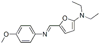 2-Furanamine, n,n-diethyl-5-[[(4-methoxyphenyl)imino]methyl]- Structure,736078-44-7Structure