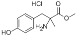 Methyl 2-amino-3-(4-hydroxy-phenyl)-2-methyl-propionate HCl Structure,7361-31-1Structure