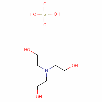 Bis[tris(hydroxyethyl)ammonium] sulphate Structure,7376-31-0Structure