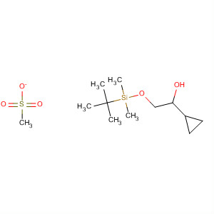 Tert-butyl {[1-(methanesulfonyloxymethyl)cyclopropyl]methoxy}dimethylsilane Structure,737790-47-5Structure