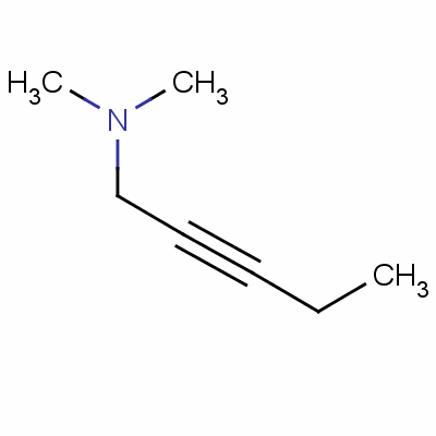 1-Dimethylamino-2-pentyne Structure,7383-77-9Structure