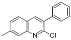 2-Chloro-7-methyl-3-phenylquinoline Structure,73863-47-5Structure