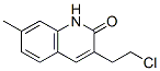 3-(2-Chloroethyl)-7-methyl-2(1H)-quinolinone Structure,73863-55-5Structure