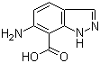 6-Amino-1h-indazole-7-carboxylic acid Structure,73907-95-6Structure