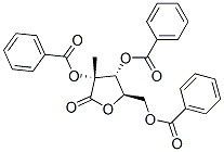 2,3,5-Tri-O-benzoyl-2-C-methyl-D-ribonic acid-1,4-lactone Structure,7392-74-7Structure