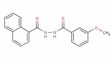 1-(3-Methoxybenzoyl)-2-(1-naphthoyl)-hydrazine Structure,73941-12-5Structure