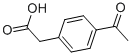 (4-Acetylphenyl)acetic acid Structure,7398-52-9Structure