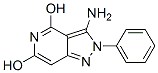 3-Amino-2-phenyl-2H-pyrazolo[4, 3-c]pyridine-4,6-diol Structure,74037-32-4Structure