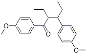 3-Ethyl-2,4-bis(p-methoxyphenyl)-1-pentanone Structure,74063-46-0Structure