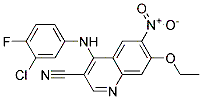 4-(3-Chloro-4-fluoroanilino)-3-cyano-7-ethyloxy-6-nitroquinoline Structure,740791-06-4Structure