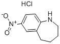 7-Nitro-2,3,4,5-tetrahydro-1H-benzo[b]azepine hydrochloride Structure,740842-79-9Structure