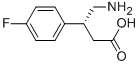 (R)-4-amino-3-(4-fluorophenyl)butanoic acid Structure,741217-33-4Structure