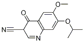 3,4-Dihydro-6-methoxy-7-(1-methylethoxy)-4-oxo-3-quinolinecarbonitrile Structure,741276-45-9Structure