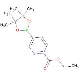 2-Pyridinecarboxylic acid, 5-(4,4,5,5-tetramethyl-1,3,2-dioxaborolan-2-yl), ethyl ester Structure,741709-57-9Structure