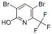 3,5-Dibromo-2-hydroxy-6-trifluoromethyl-pyridine Structure,741737-00-8Structure