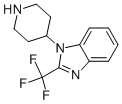 1-(4-Piperidinyl)-2-(trifluoromethyl)-1h-benzimidazole Structure,742076-06-8Structure