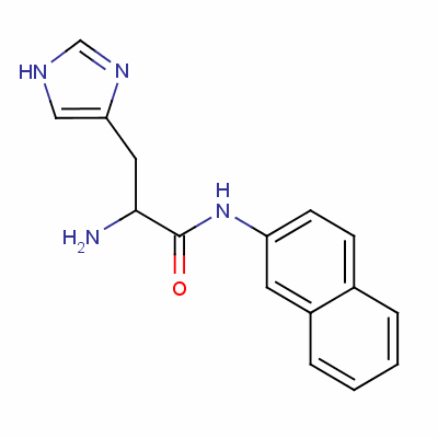 L-histidine -naphthylamide Structure,7424-15-9Structure