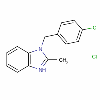 1-(4-Chlorobenzyl)-2-methylbenzimidazole hcl Structure,74298-63-8Structure