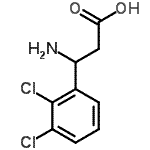 (R)-3-amino-3-(2,3-dichloro-phenyl)-propionic acid Structure,743416-09-3Structure