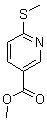 Methyl 6-(methylthio)nicotinate Structure,74470-40-9Structure