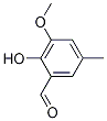 2-Hydroxy-3-methoxy-5-methylbenzaldehyde Structure,7452-10-0Structure