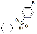 4-Bromo-N-cyclohexylbenzenesulphonamide Structure,7454-76-4Structure