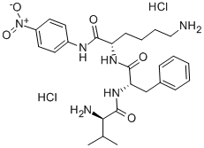 D-valyl-l-phenylalanyl-n-(4-nitrophenyl)-l-lysinamide dihydrochloride Structure,74551-31-8Structure