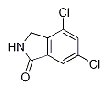 1H-isoindol-1-one,4,6-dichloro-2,3-dihydro- Structure,74572-30-8Structure