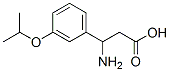 3-Amino-3-(3-isopropoxyphenyl)propanoic acid Structure,745775-31-9Structure