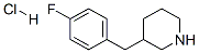 3-(4-Fluorobenzyl)-piperidine HCl Structure,745817-38-3Structure