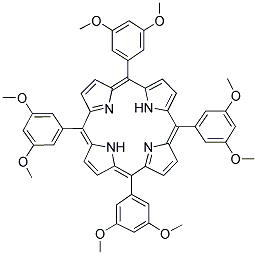 5,10,15,20-Tetrakis(3,5-dimethoxyphenyl)-21h,23h-porphine Structure,74684-34-7Structure