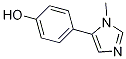 4-(1-Methyl-1h-imidazol-5-yl)phenol Structure,74730-75-9Structure