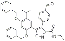 5-[2,4-Bis(benzyloxy)-5-isopropylphenyl]-n-ethyl-4-(4-formylphenyl)isoxazole-3-carboxamide Structure,747414-23-9Structure